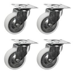 RUEDA POLIP GIRAT. 100mm PACK X 4u.
