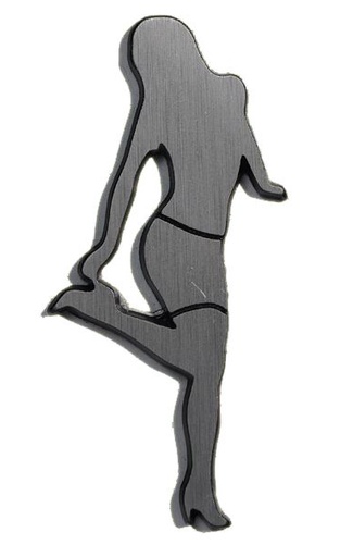 [AR.A33BM] SILUETA ELEGANTE MUJER x1u.