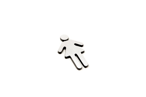 [AR.A33I] SILUETA MUJER SOLA x1u,