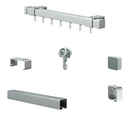 SISTEMA CORREDIZO PARA CORTINA VENTANA x2mts.