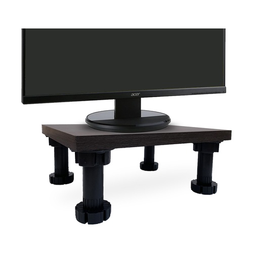 [ML.508] SOPORTE ELEVA MONITOR REGULABLE ESCRITORIO 28X24cm ROBLE DAKAR
