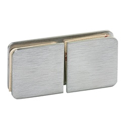 SOPORTE FIJO 180° ACERO INOXIDABLE (VIDRIO-VIDRIO) x1u.