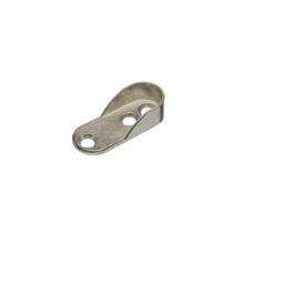 SOPORTE LATERAL PARA CAÑO OVAL ZAMAK Pack x4u.