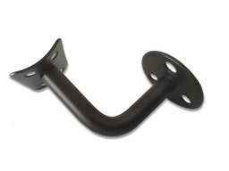 SOPORTE PASAMANO ACERO INOXIDABLE NEGRO CURVO APLICAR