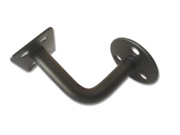 SOPORTE PASAMANO ACERO INOXIDABLE NEGRO PLANO APLICAR