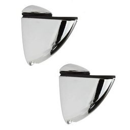 SOPORTE TUCAN HASTA 22mm CROMO PACK X 2u.