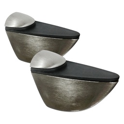 SOPORTE TUCAN HASTA 22mm SATINADO PACK X 2u.