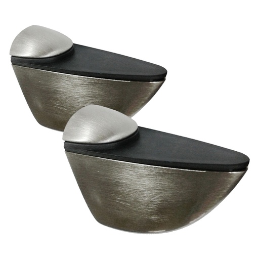 [ML.579] SOPORTE TUCAN HASTA 22mm SATINADO PACK X 2u.