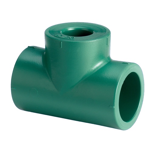 [AS.08-133040025] TEE F.F RED. CENTRAL 40 x 25 x 40mm x1u.