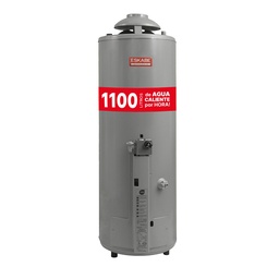 TERMOTANQUE SALIDA VERT. DE 5" ALTA RECUP.1100L/H GRIS MULTIGAS
