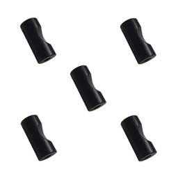 TIRADOR CILINDRO NEGRO 10x22mm PACK x5u.