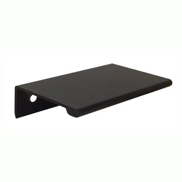Tirador Euro Aluminio Class 70 Mm Negro Puerta Cajón Mueble Negro Mate