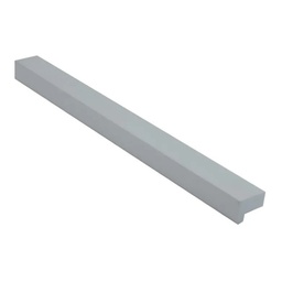 TIRADOR DE ALUMINIO 001 "L" 160mm ENTRE TORNILLOS