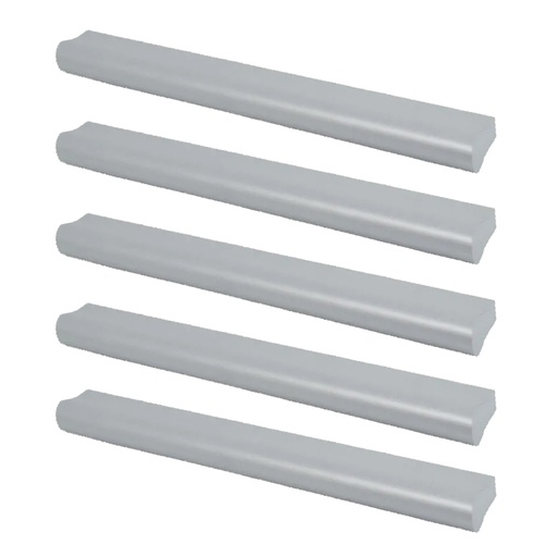 [ML.523] TIRADOR DE ALUMINIO 002 192mm ENTRE TORNILLOS PACK 5u.