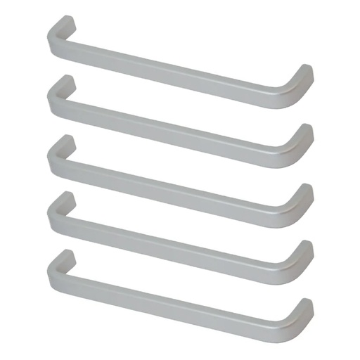 [ML.524] TIRADOR DE ALUMINIO 007 256mm ENTRE TORNILLOS PACK X 5u.
