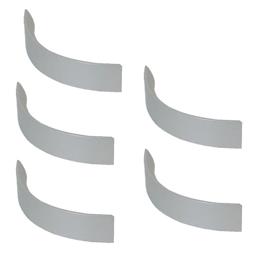 [ML.514] TIRADOR DE ALUMINIO 008 128mm ENTRE TORNILLOS PACK X 5u.