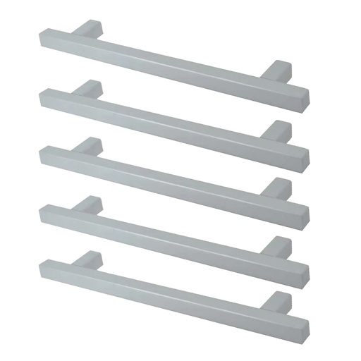 [ML.565] TIRADOR DE ALUMINIO 011 160mm ENTRE TORNILLOS X 5u.
