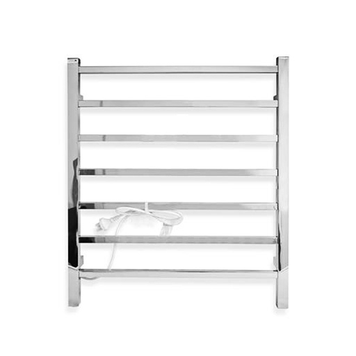 [AT.CUBIC-1140+] TOALLERO ELECTRICO. CUBIC PLUS 69x60x8cm ACERO BRILLANTE