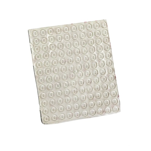 [BR.F-611] TOPE AUTOADHESIVO TRANSPARENTE PLANO 10x3mm