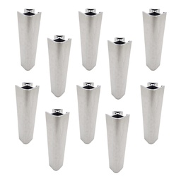 UNION PARA ZOCALO ALUMINIO 90° 100mm PACK X 10u.