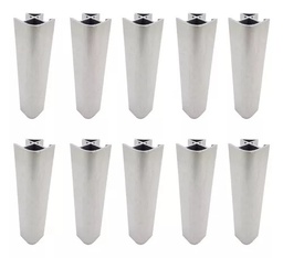 UNION PARA ZOCALO ALUMINIO 90° 120mm PACK X 10u.