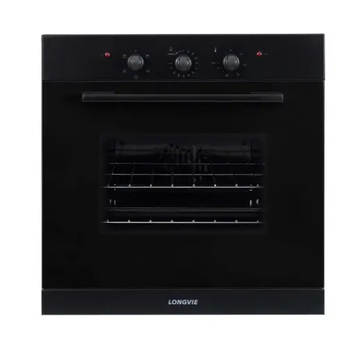 [LO.HE1900G] HORNO ELECTRICO LONGVIE 60X60 GRAFITO. 5 FUNCIONES LUZ x1u. 