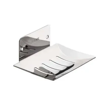 [BR.WC-401] JABONERA BASE PLANA RECTANGULAR 120x78x35mm CROMADA
