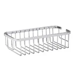 ORGANIZADOR RECTANGULAR SIMPLE CROMO 255x120x70mm 